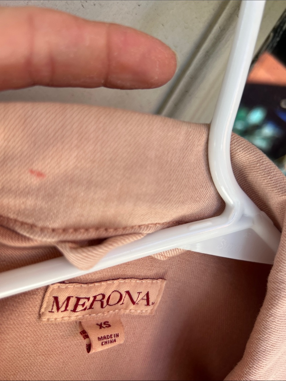 Merona Dusty Rose Jean Jacket - Picture 3 of 7